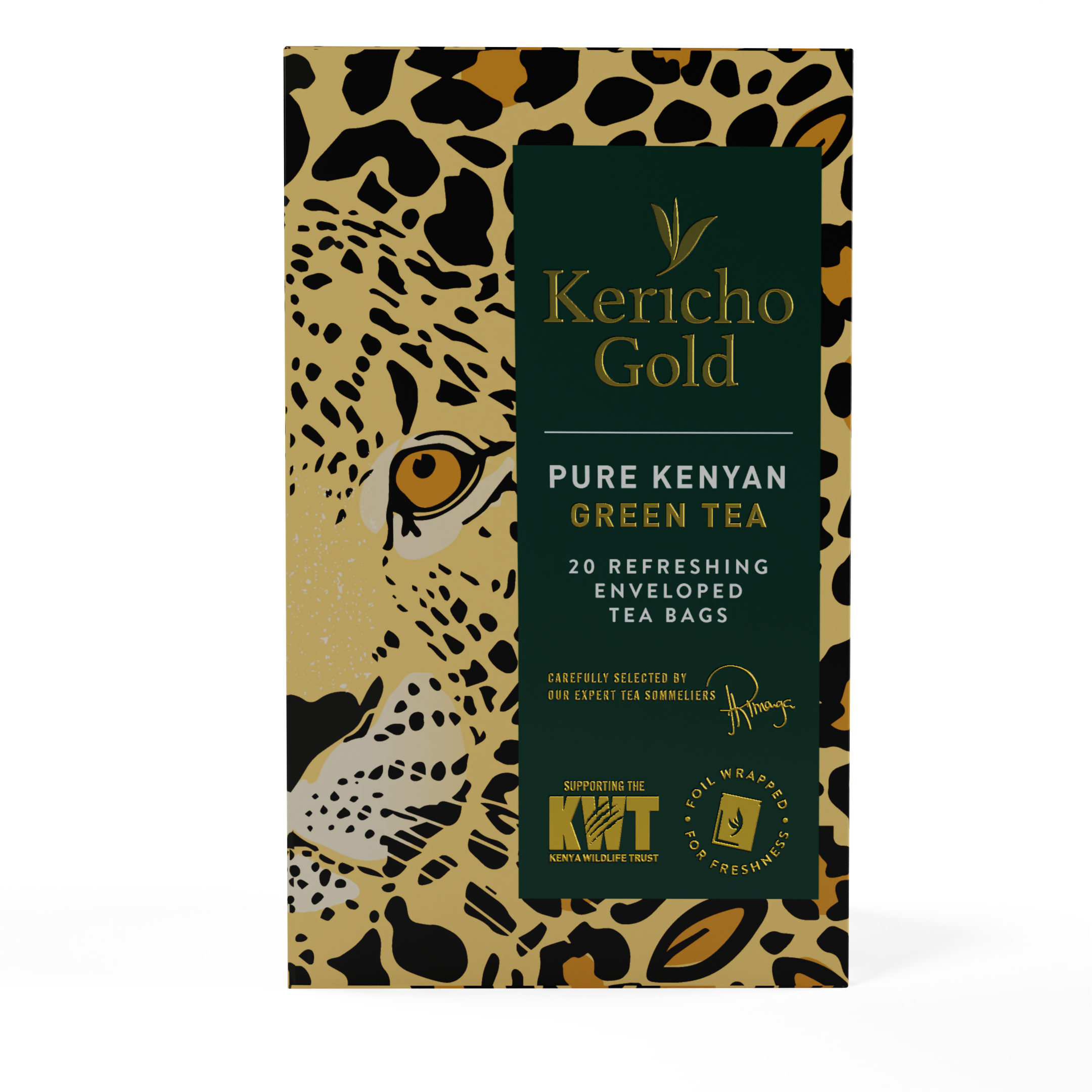 conservancy kericho gold green tea 20