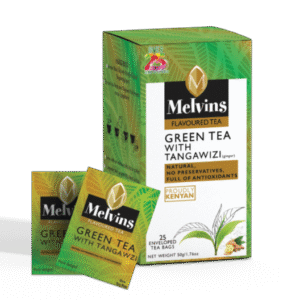 melvins green tea with tangawizi
